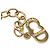 Christian Dior Collana Logo CD Dior D'oro Metallico - vista 6