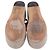 Sandali con zeppa espadrille e cinturino alla caviglia in pelle marrone Isabel Marant - vista 8