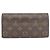 Slender Louis Vuitton Monogram Long Wallet Brown - view 2