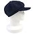 Cappello in denim con logo Triangolo Prada Blu - vista 4