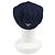 Cappello in denim con logo Triangolo Prada Blu - vista 5