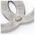 Timeless Spilla Coco Mark di Chanel Argento Metallico - vista 3