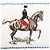 Fazzoletto in seta Carré 90 "CADRE NOIR" di Hermès in beige Giallo - vista 8