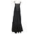 Autre Marque Vestido largo sin mangas de tul en capas BAUME Negro