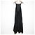 Autre Marque Vestido largo sin mangas de tul en capas BAUME Negro - vista 2