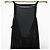 Autre Marque Vestido largo sin mangas de tul en capas BAUME Negro - vista 3