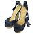 Autre Marque TSURU di MARIKO OIKAWA Sandali con zeppa in sughero Blu Blu navy