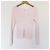 Autre Marque Rotes Rippenstrick-Top Pink - Ansicht 2