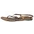 Gucci Bamboo Python-Leder Flache Sandalen Braun - Ansicht 2