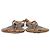 Gucci Bamboo Python-Leder Flache Sandalen Braun - Ansicht 3