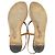 Gucci Bamboo Python-Leder Flache Sandalen Braun - Ansicht 6