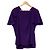 Autre Marque Top a maniche corte in jersey di cotone Drawer Porpora - vista 3