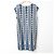 Autre Marque Cloudy Flower Seiden-Kaschmir-Mix-Kleid von mina perhonen Blau - Ansicht 2
