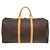 Borsa Boston Keepall 50 Monogram Louis Vuitton Marrone Monogramma - vista 2