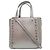 Borsa Jimmy Choo Mini Pegasi Star Stud 2 in 1 Argento