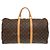 Borsa Boston Keepall 50 Monogram Louis Vuitton Marrone Monogramma
