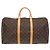 Borsa Boston Keepall 50 Monogram Louis Vuitton Marrone Monogramma