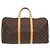 Borsa Boston Keepall 50 Monogram Louis Vuitton Marrone Monogramma - vista 2