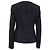Blazer Asimétrico Jadela Hugo Boss en Lana Virgen Negra - vista 4