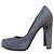Pumps in suede intrecciato Roger Vivier Blu - vista 3