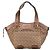 Borsa a mano New Road di Loewe Marrone Beige
