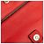 Borsa a spalla in pelle e suede rossa Chloé Rosso - vista 6