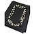Coco Crush Collana di perle vintage Chanel 5CC con cristalli Silver hardware