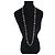 Coco Crush Collana di perle vintage Chanel 5CC con cristalli Silver hardware - vista 18