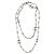 Coco Crush Collana di perle vintage Chanel 5CC con cristalli Silver hardware - vista 9