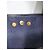 Christian Dior 30 Montaigne Borsa in tessuto e pelle blu navy D'oro - vista 5