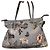 Borsa Gucci blu polvere in tela stampata Blu chiaro - vista 3