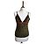 Top con spalline John Galliano Khaki Arancione Cotone