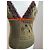Top con spalline John Galliano Khaki Arancione Cotone - vista 3
