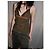 Top con spalline John Galliano Khaki Arancione Cotone - vista 9