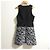 Vestido sin mangas Jil Sander Navy Negro Blanco Naranja - vista 4