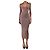 Simon Miller Vestido maxi de punto acanalado brillante marrón - talla XS Castaño