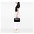 Céline Borsa Boogie in suede Macadam nera Celine Nero - vista 8