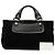 Céline Borsa Boogie in suede Macadam nera Celine Nero - vista 9