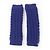 Set di scaldacollo e scaldabraccia in maglia Chanel Blu - vista 4