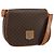 Céline Bolsa de Ombro Celine Macadam em Couro PVC Marrom