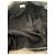 Saint Laurent Wolljacke mit Lederbesatz Schwarz Weiß - Ansicht 8