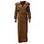 NUEVO RARO TRENCH LARGO SAINT LAURENT 740485 36 S ABRIGO DE CUERO CAMEL Camello