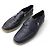 Hermès MOCASSINI ESPADRILLES HERMES TRIP 46 IN PELLE BLU Blu navy