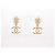 NUOVE ORECCHINI CHANEL LOGO CC A PENDENTE CON PERLE E STRASS D'oro - vista 4