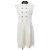 Autre Marque Sally Scott besticktes Leinenkleid Beige