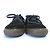 Timeless Scarpe flat in suede con lacci Chanel Coco Mark Nero - vista 3