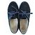 Timeless Scarpe flat in suede con lacci Chanel Coco Mark Nero - vista 4
