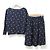 Autre Marque Conjunto Jacquard de Lunares Sally Scott Azul Azul marino - vista 3
