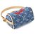 Portachiavi Micro Speedy LV x TM di Louis Vuitton Blu Monogramma - vista 5