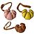 Autre Marque Charm Leather Croissant Multicolor Pink